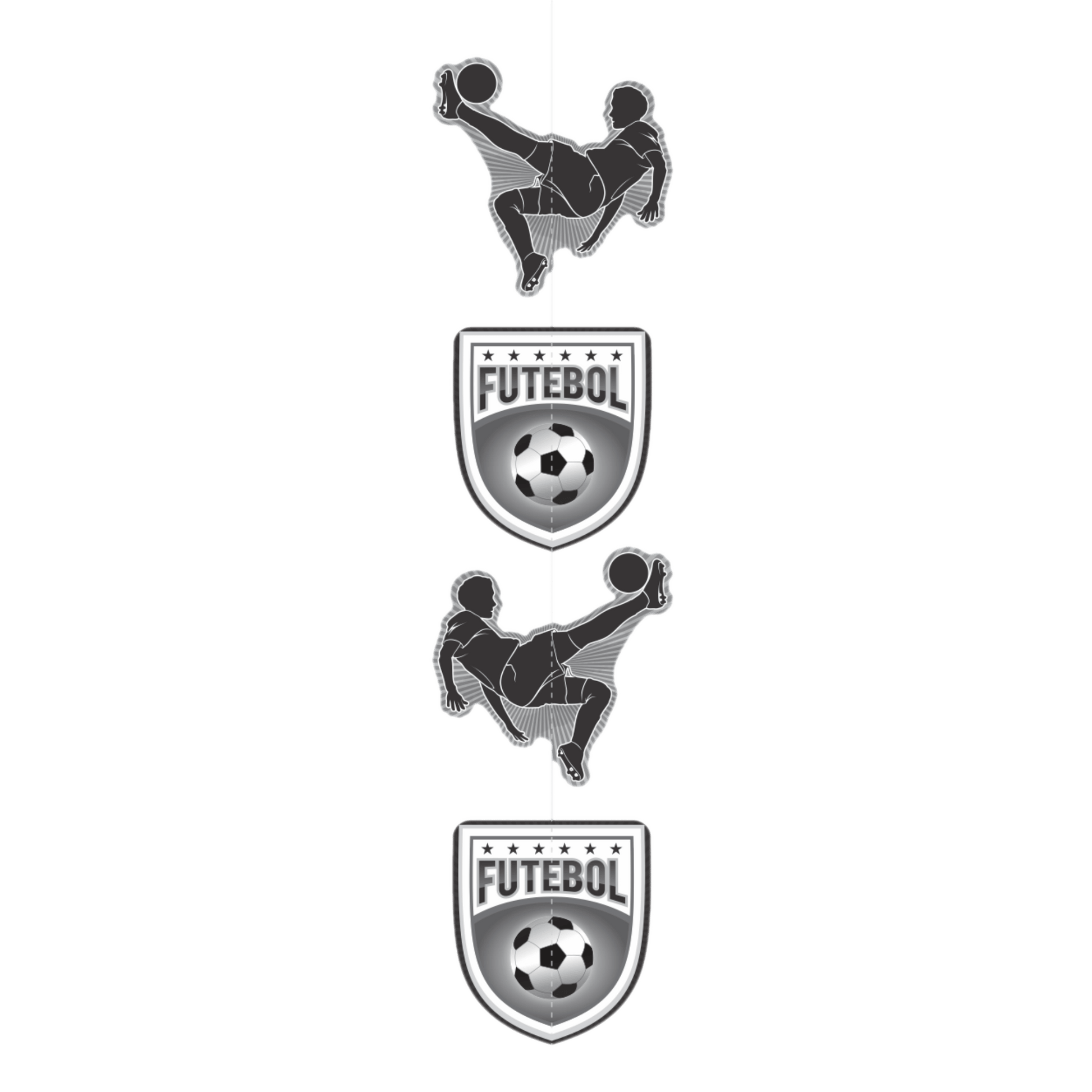 Comemoratio Cortina Emblema de Futebol - 01 un. - 1m