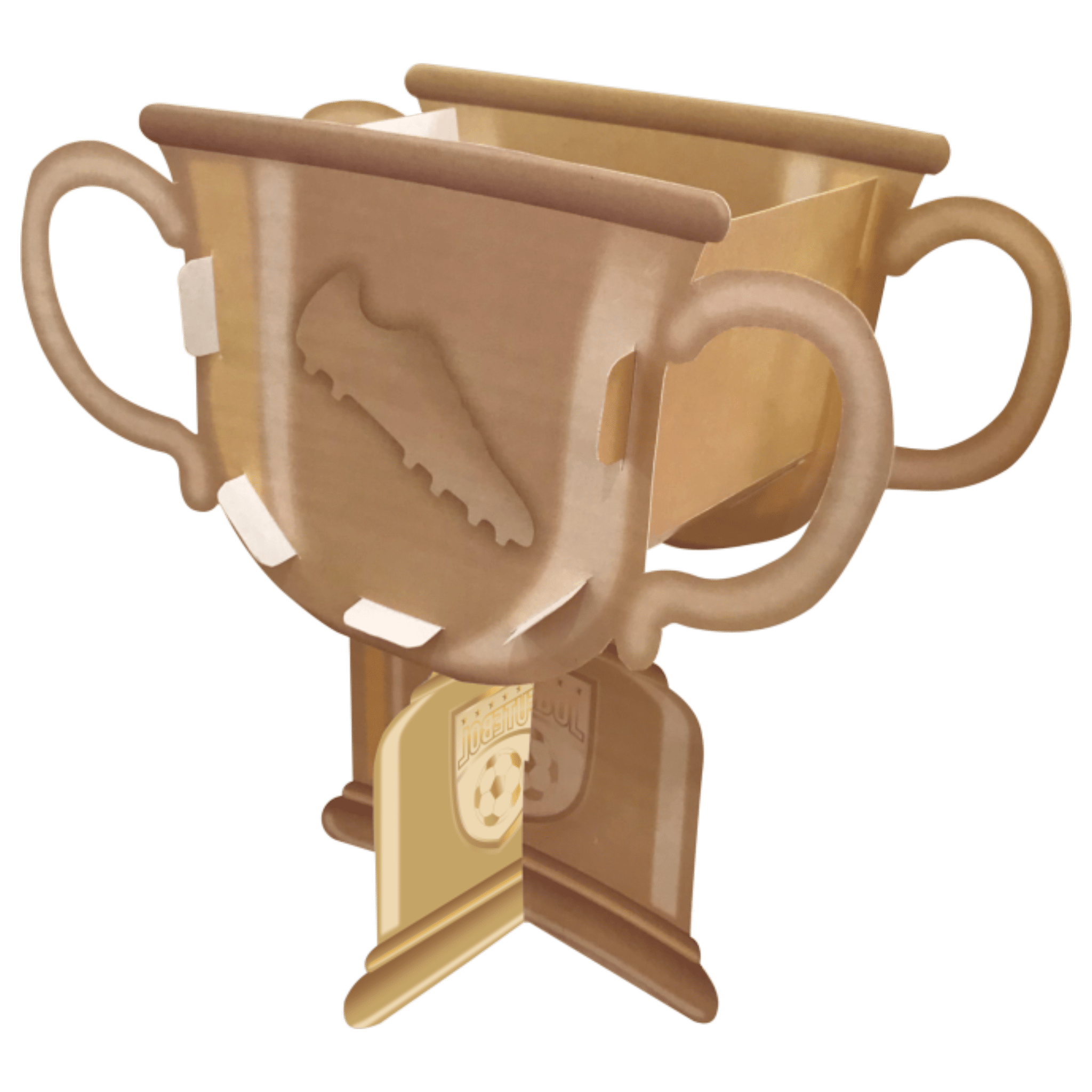 Comemoratio Decoração de Mesa Porta Doce Taça de Futebol - 03 un.