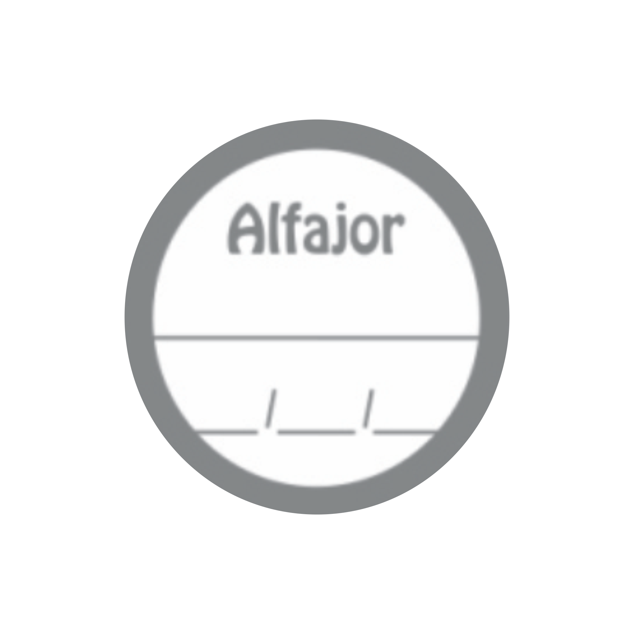 Comemoratio Etiqueta Alfajor Prata