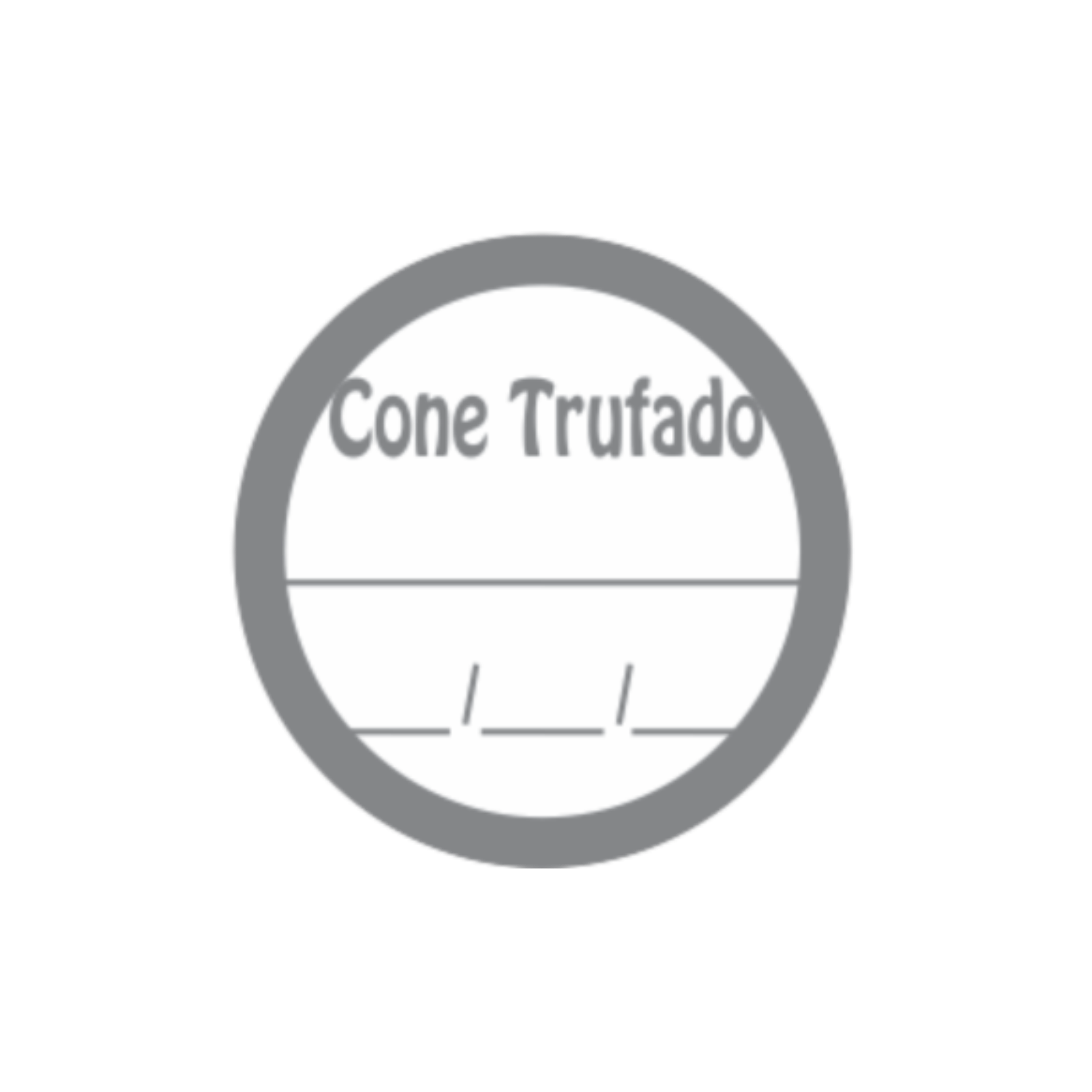 Comemoratio Etiqueta Cone Trufado Prata