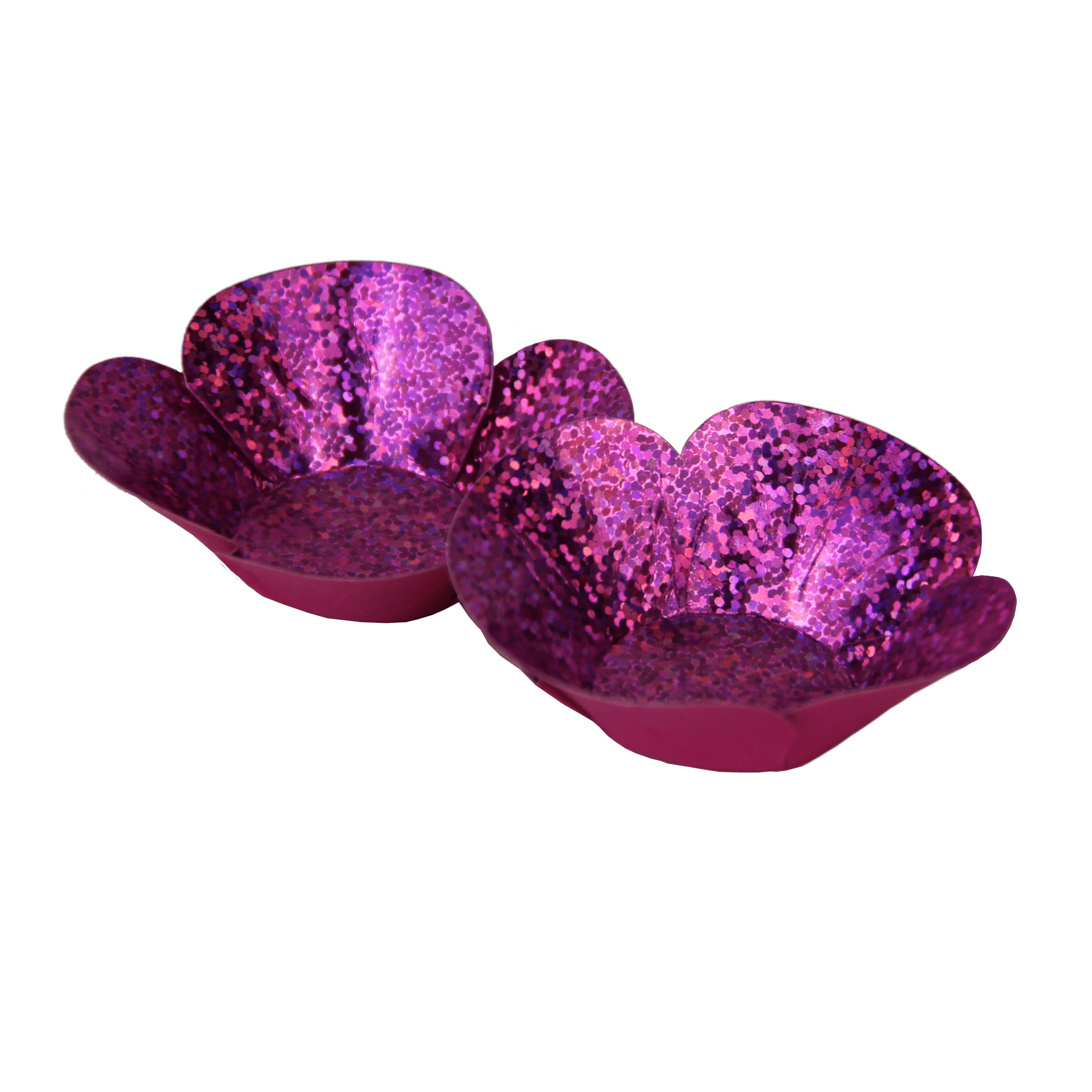 Comemoratio Forminha Luxo Pétalas Metalizada Pink