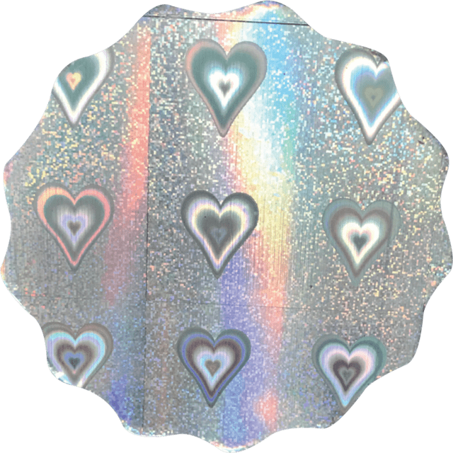 Comemoratio Fundo Para Forminha Prata Coração Nº 9