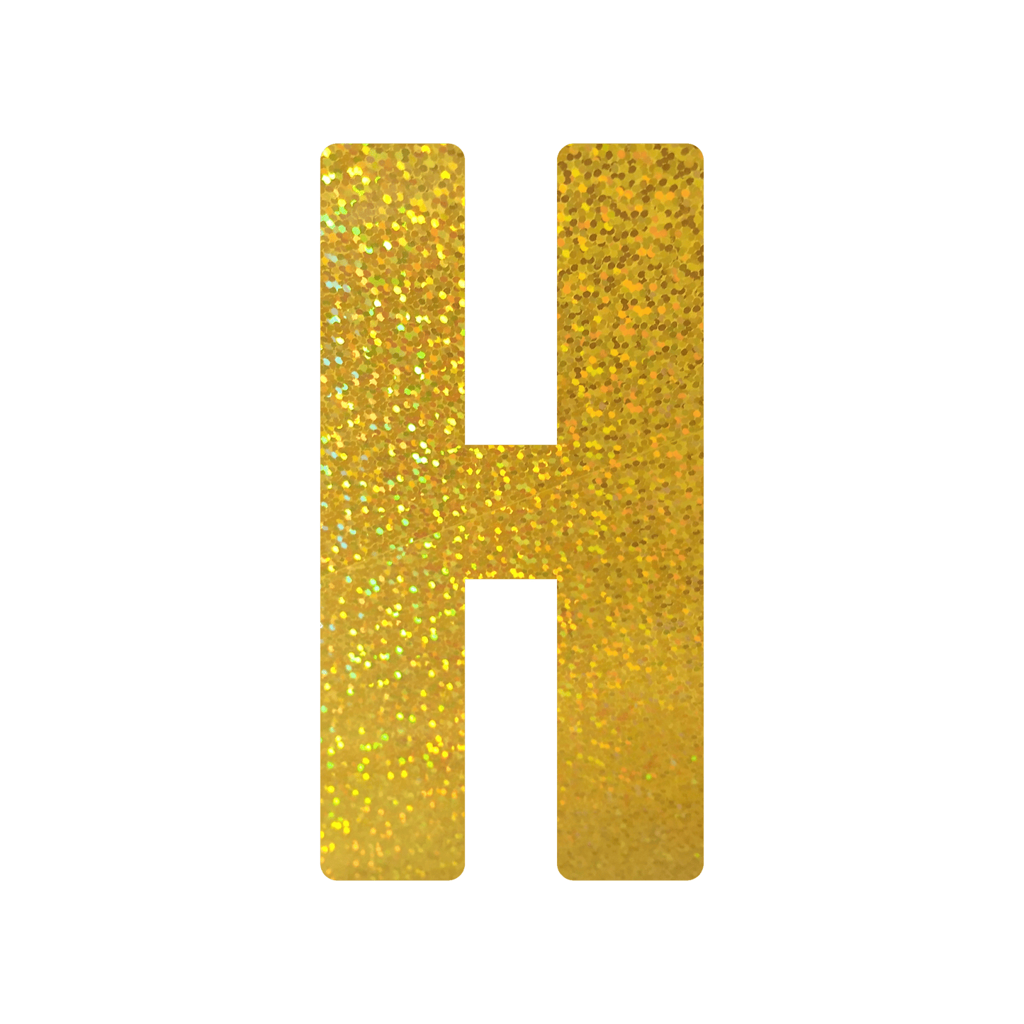 Comemoratio H Letra de Papel Metalizada 15,3 cm Dourada - 01 un.