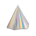 Comemoratio Holográfico Prata Chapeuzinho para Festas Metalizado - 6 un.