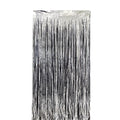 Comemoratio Importados Cortina de Franja Metalizada Prata 100x200 cm - 1 un.