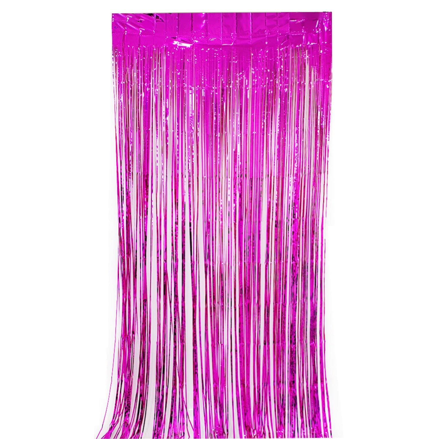 Comemoratio Importados Cortina de Franja Metalizada Rosa 100x200 cm - 1 un.