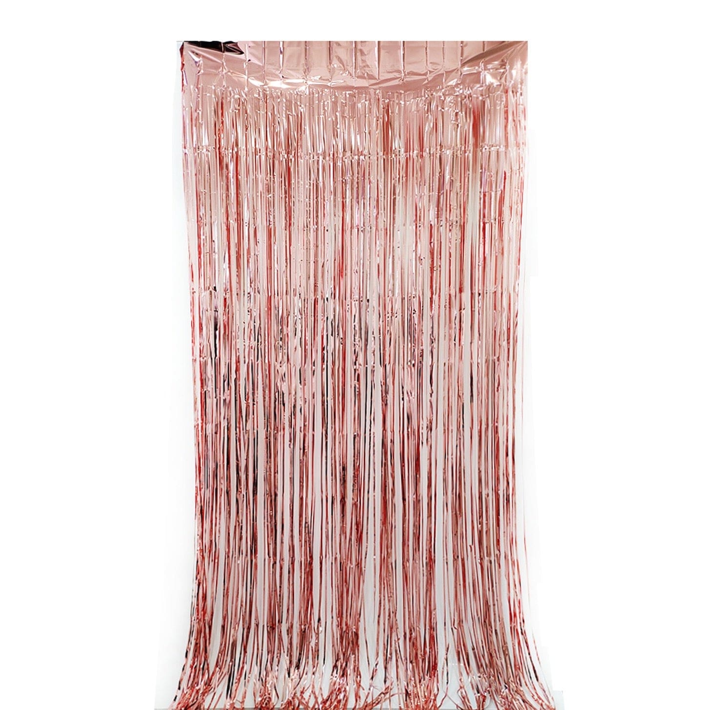 Comemoratio Importados Cortina de Franja Metalizada Rose Gold 100x200 cm - 1 un.