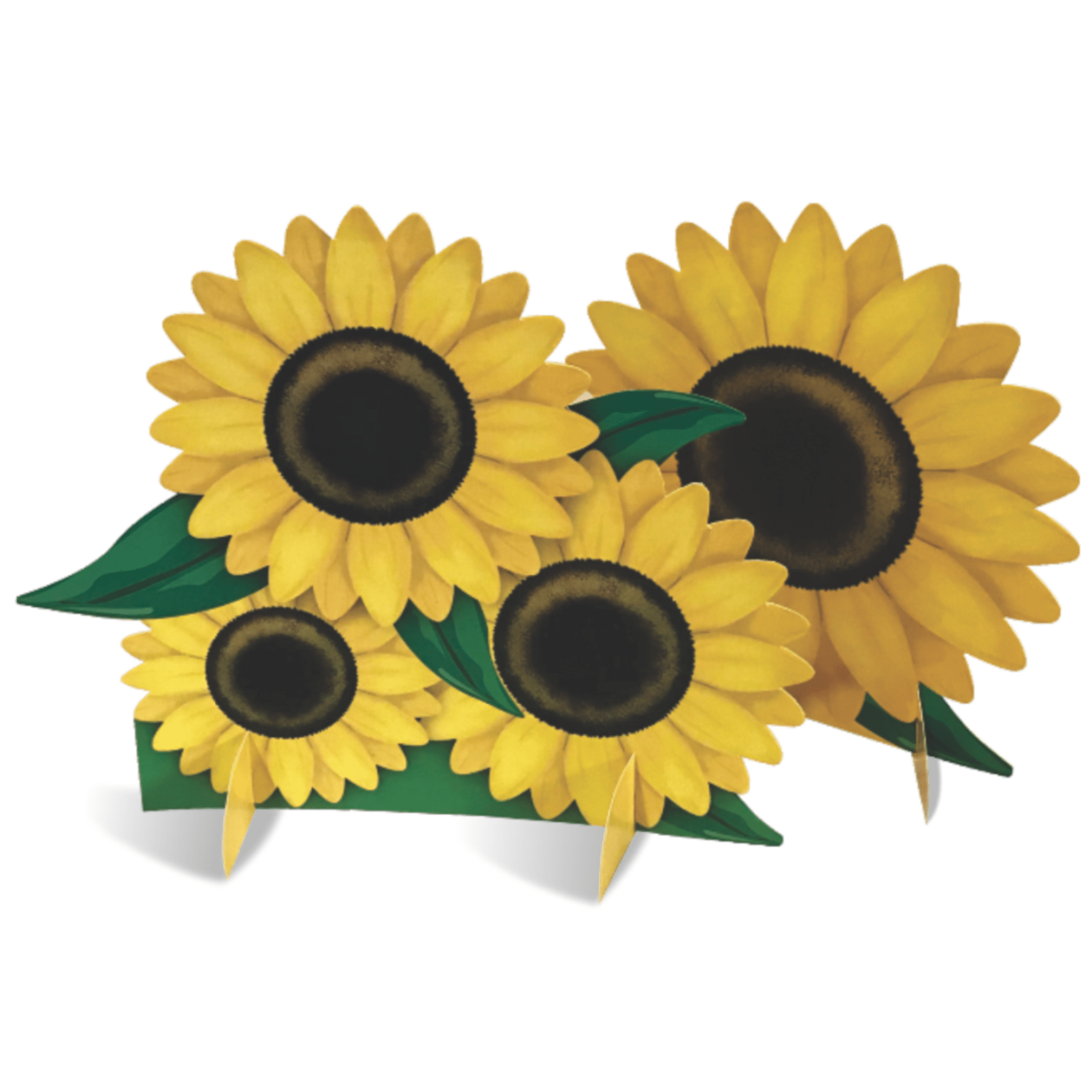Comemoratio Kit de Decorações de Mesa Girassol