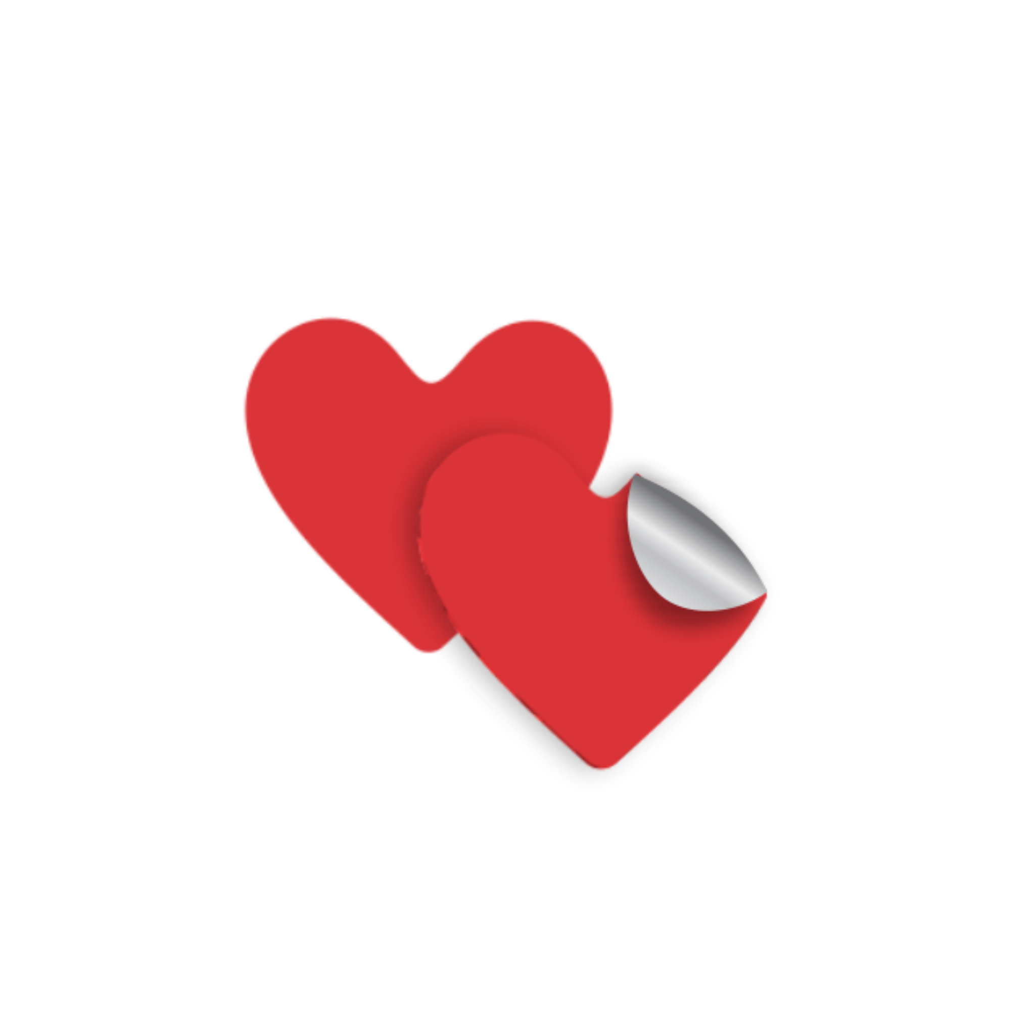 Comemoratio Lacre Coração Vermelho