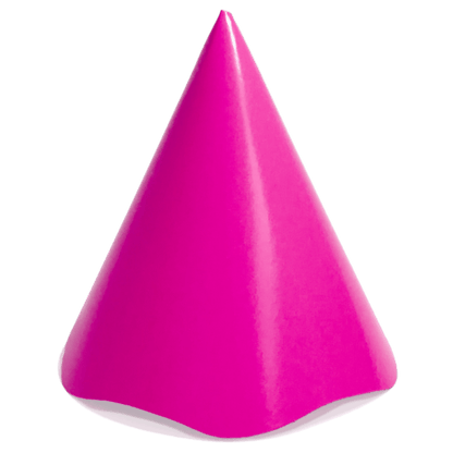 Comemoratio Pink Chapeuzinho para Festas Neon - 6 un.