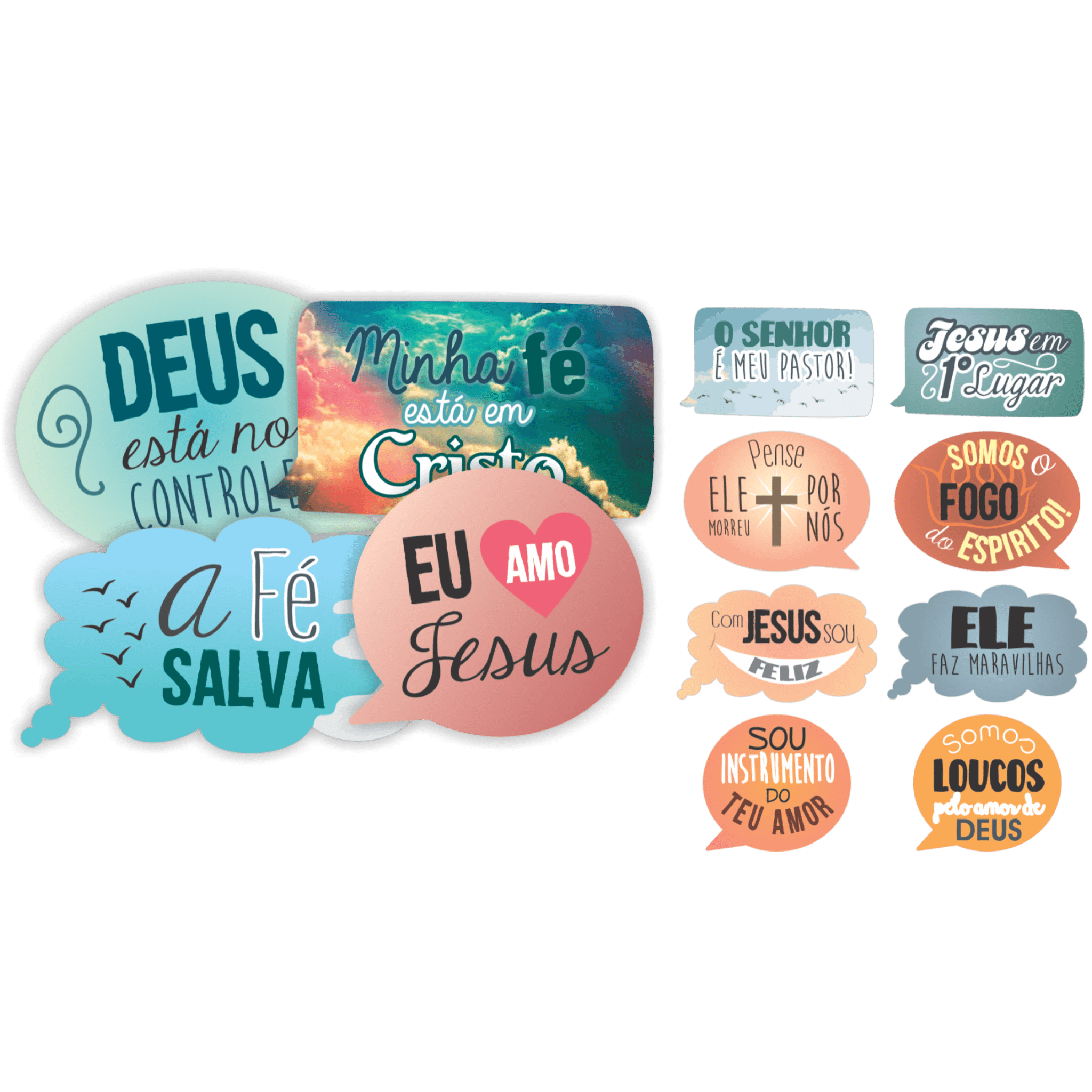 Comemoratio Placas Divertidas C/12 Gospel