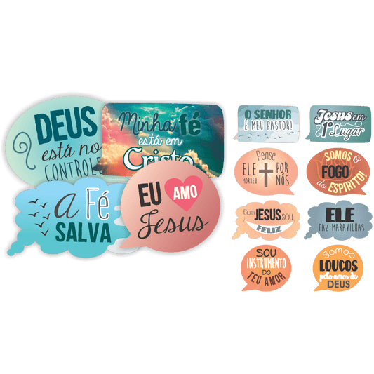 Comemoratio Placas Divertidas C/12 Gospel