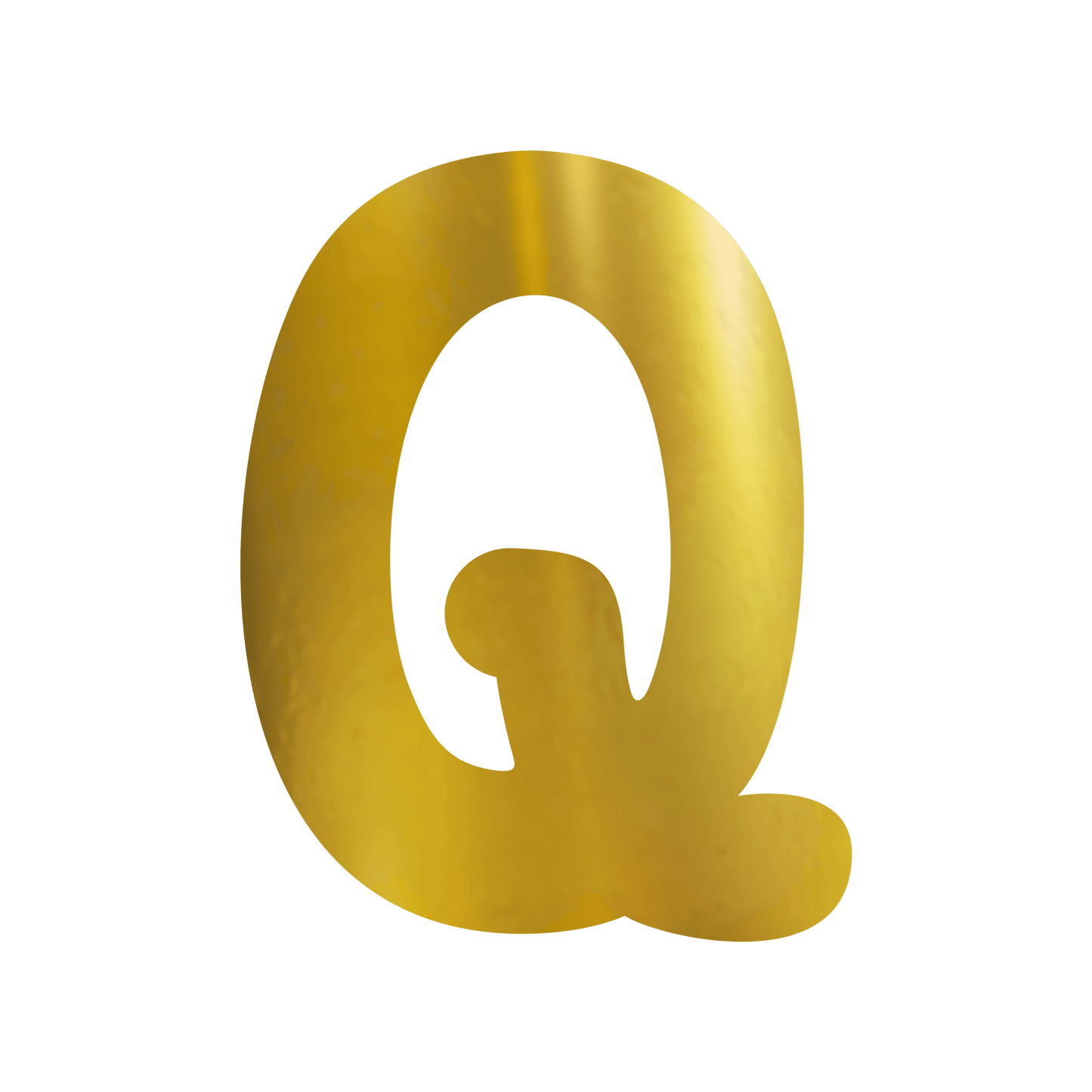 Comemoratio Q Letra de Papel Metalizada 15,3 cm Dourada - G2 - 01 un.