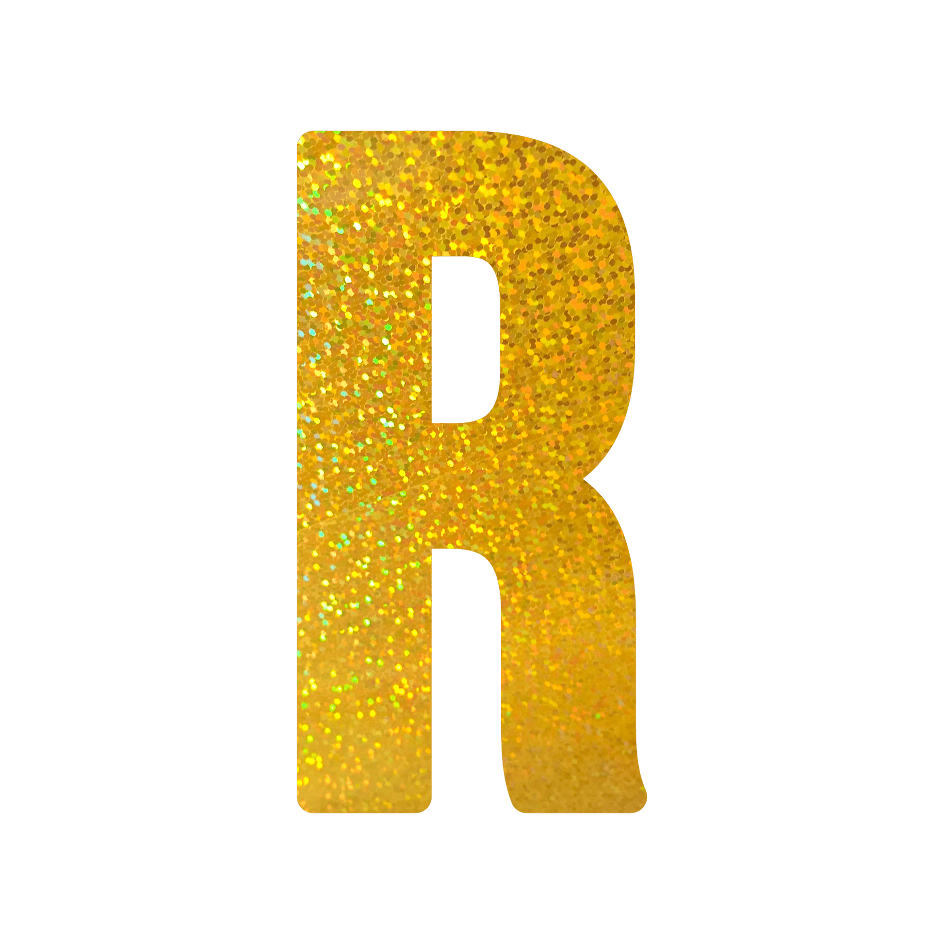 Comemoratio R Letra de Papel Metalizada 15,3 cm Dourada - 01 un.