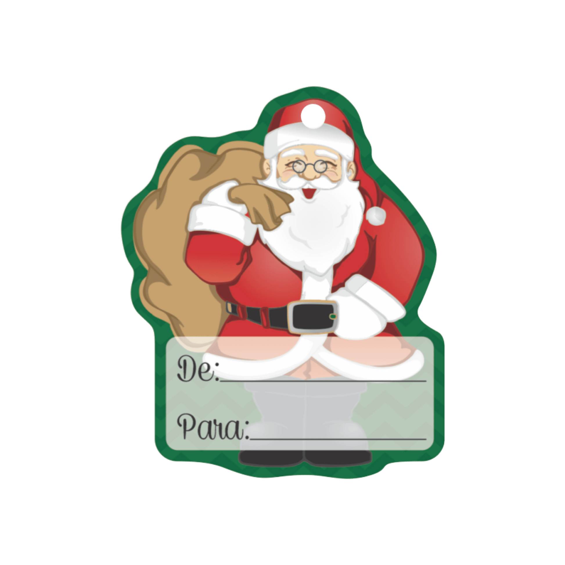 Comemoratio Tag Natal Papai Noel