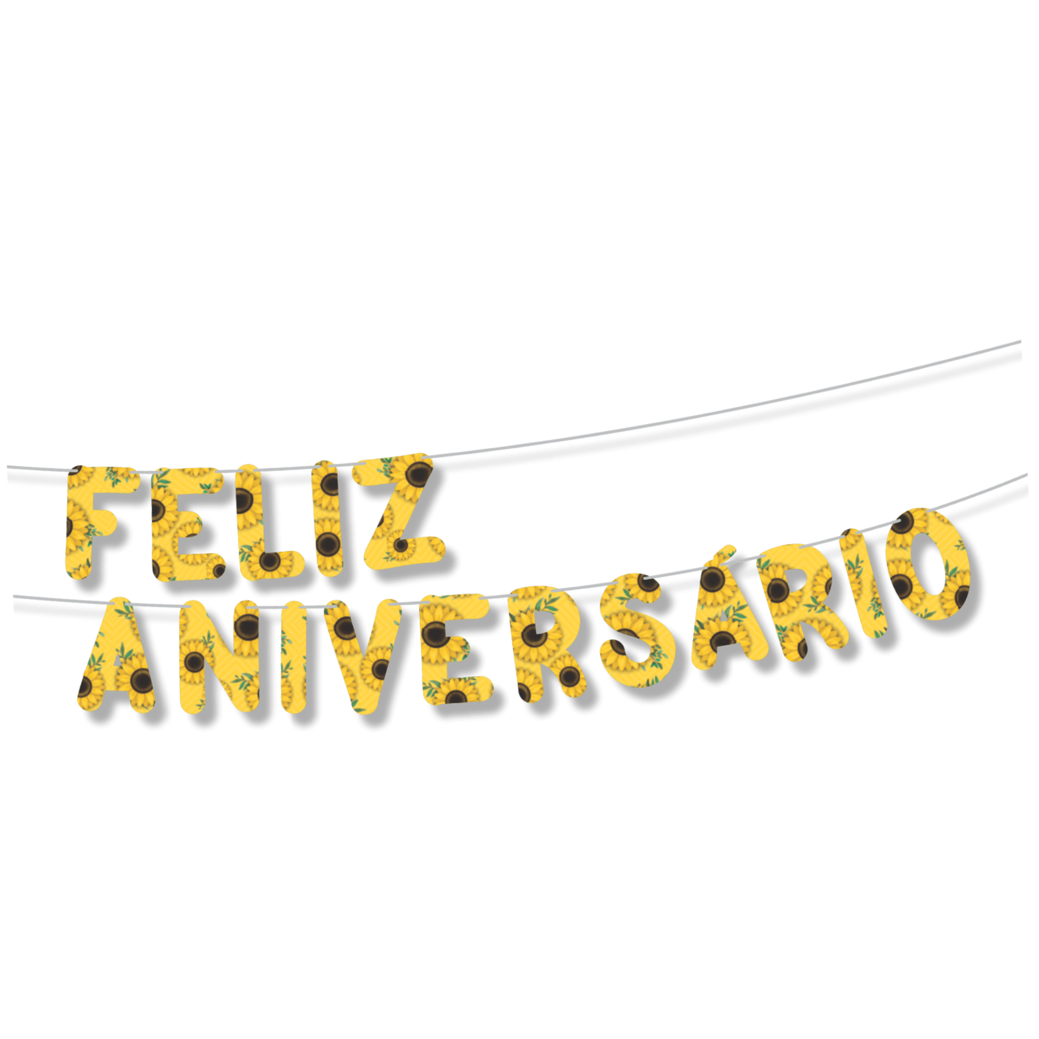 Comemoratio Varalzinho Aniversário Feliz Aniversário Girassol