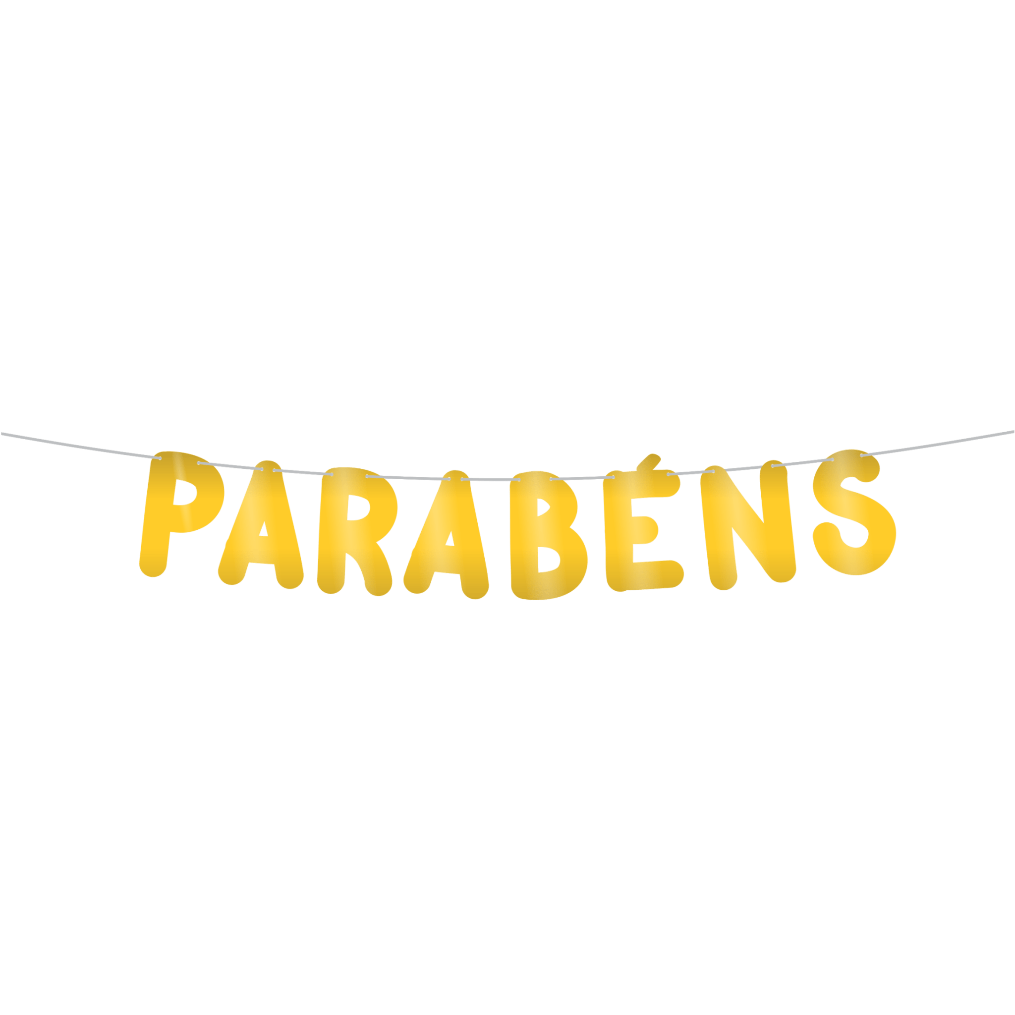 Comemoratio Varalzinho Aniversário Parabéns Amarelo