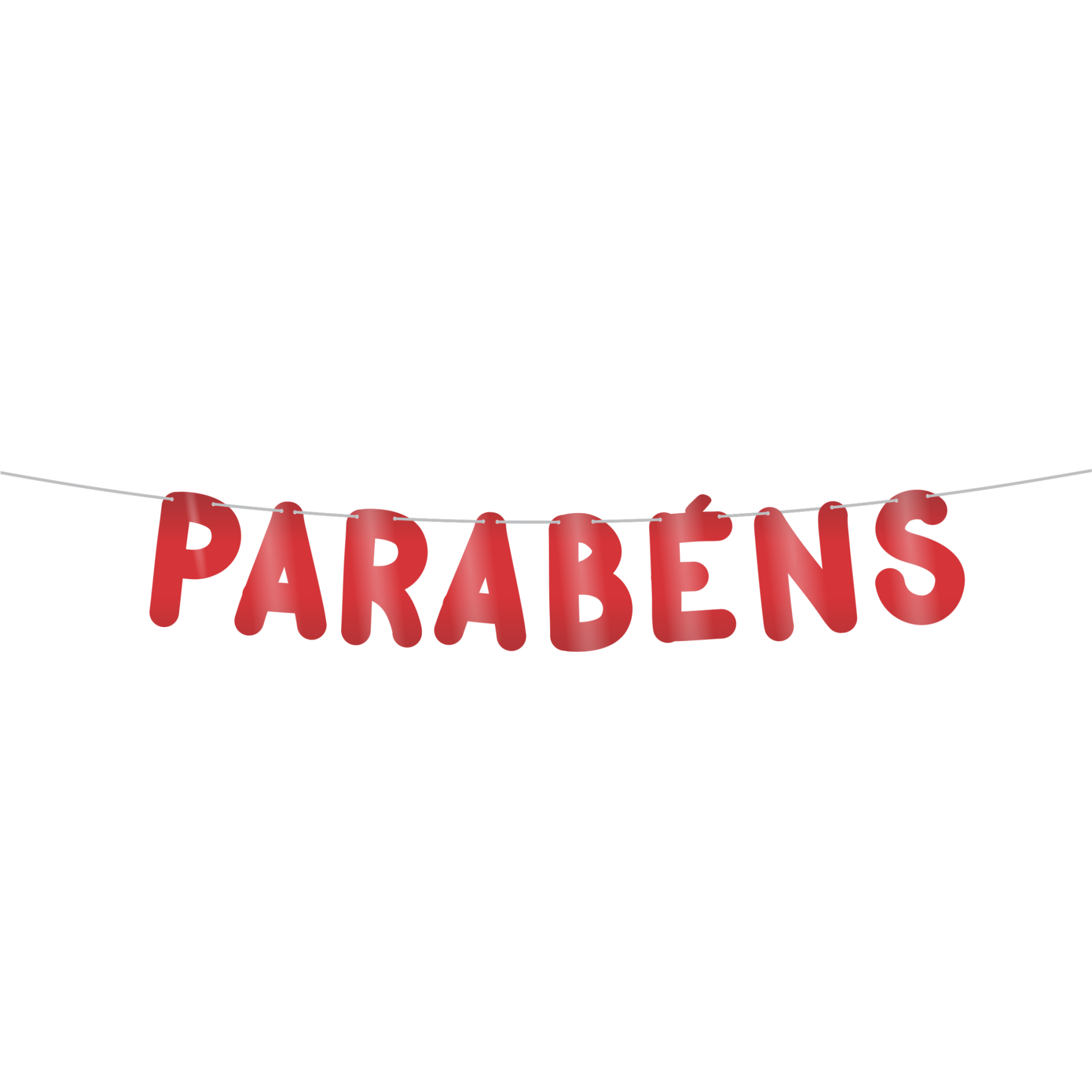 Comemoratio Varalzinho Aniversário Parabéns Vermelho