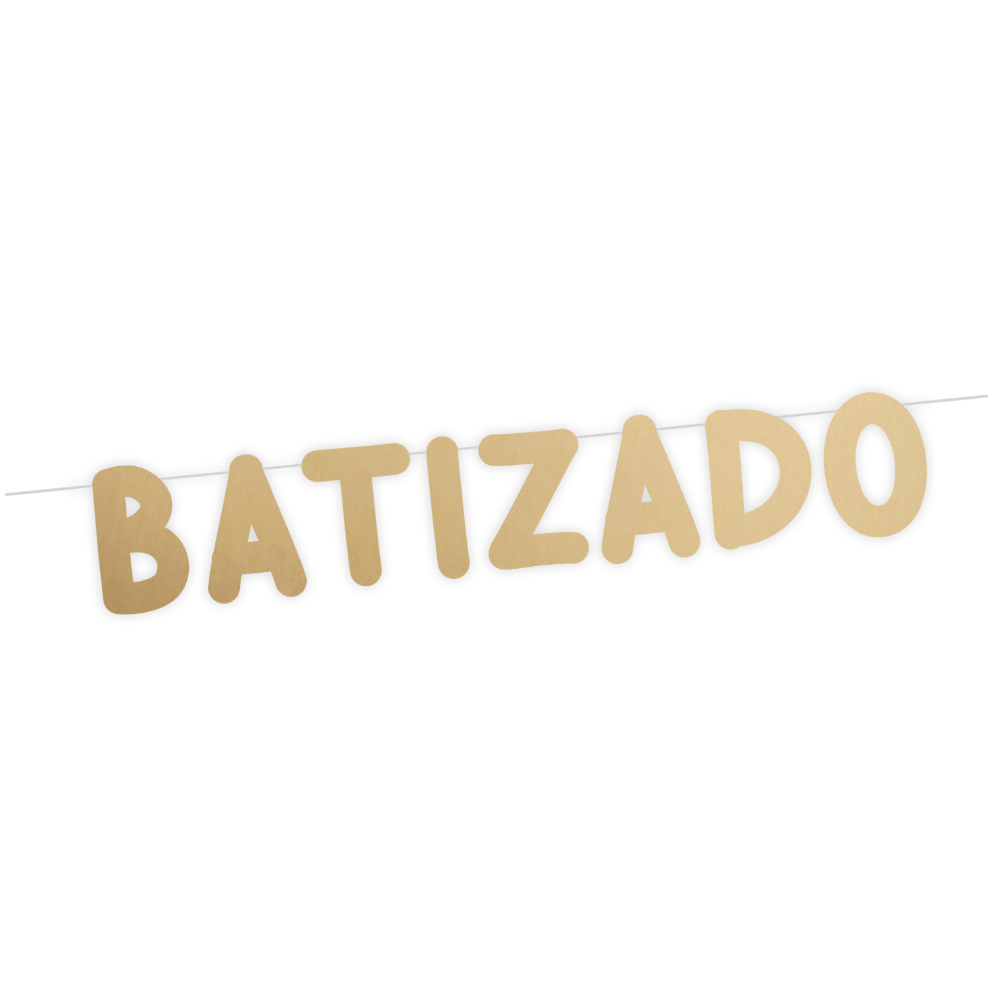 Comemoratio Varalzinho Batizado Ouro Fosco