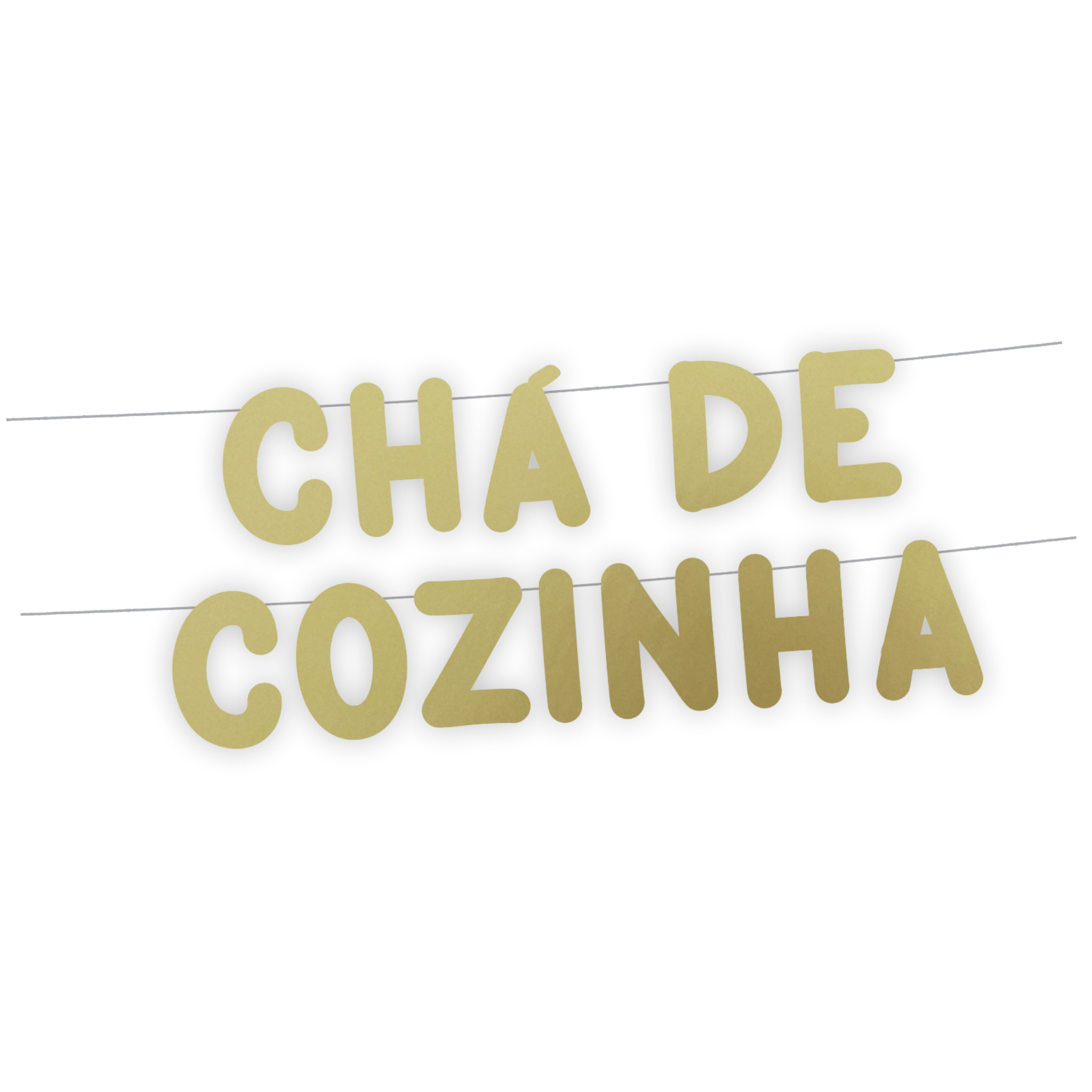 Comemoratio Varalzinho Chá de Cozinha Dourado