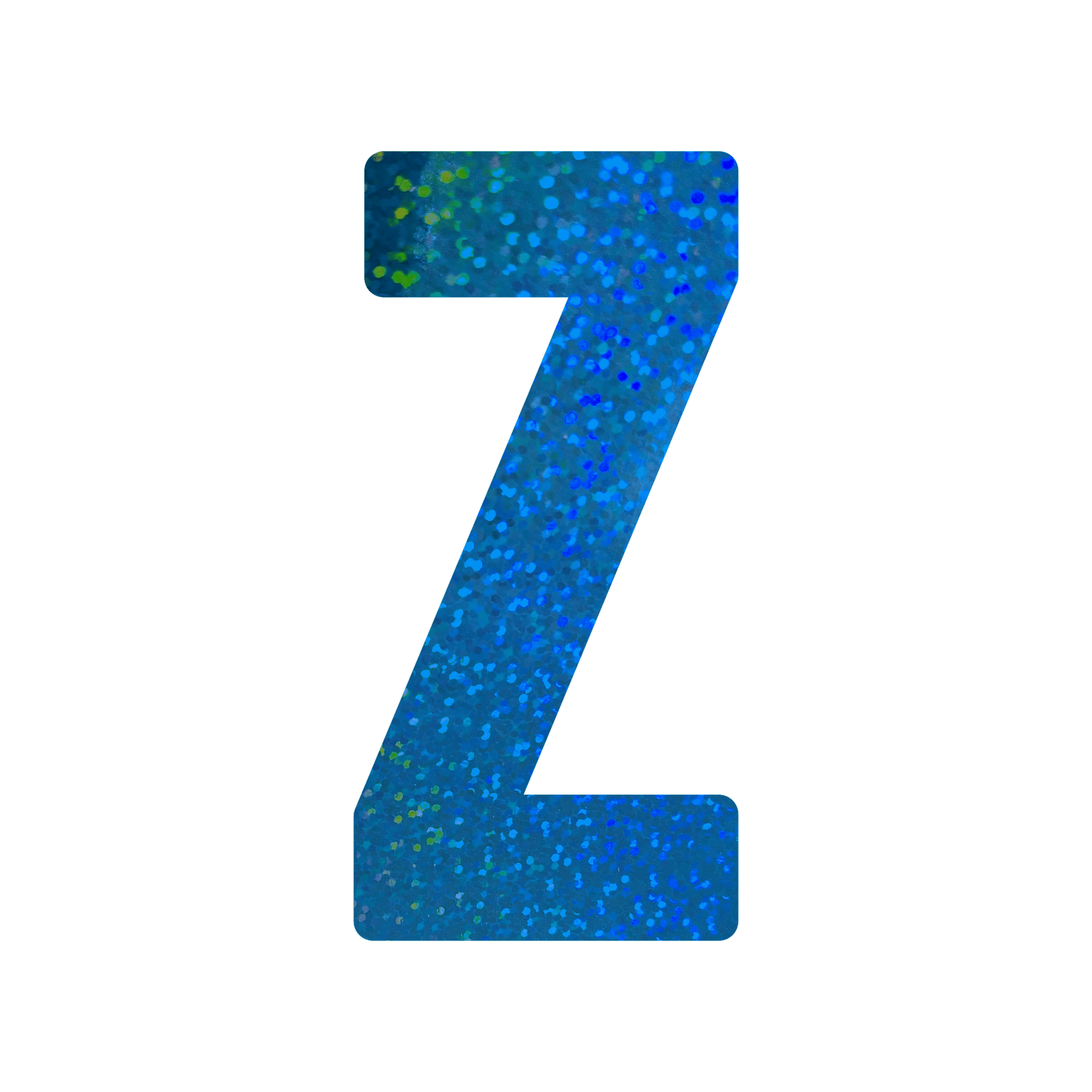 Comemoratio Z Letra de Papel Metalizada 15,3 cm Azul - 01 un.