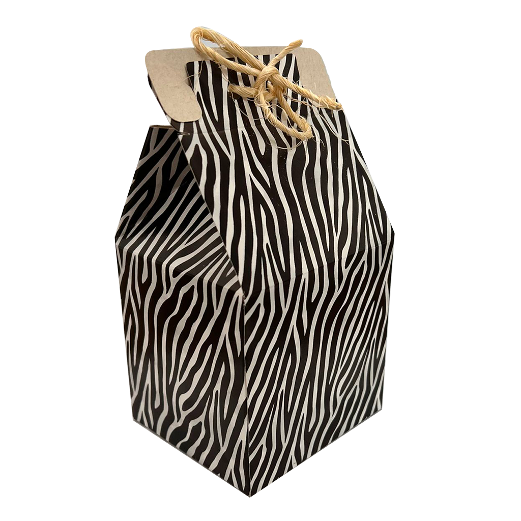 Caixa Surpresa 6 Animal Print - Zebra - 6 un.