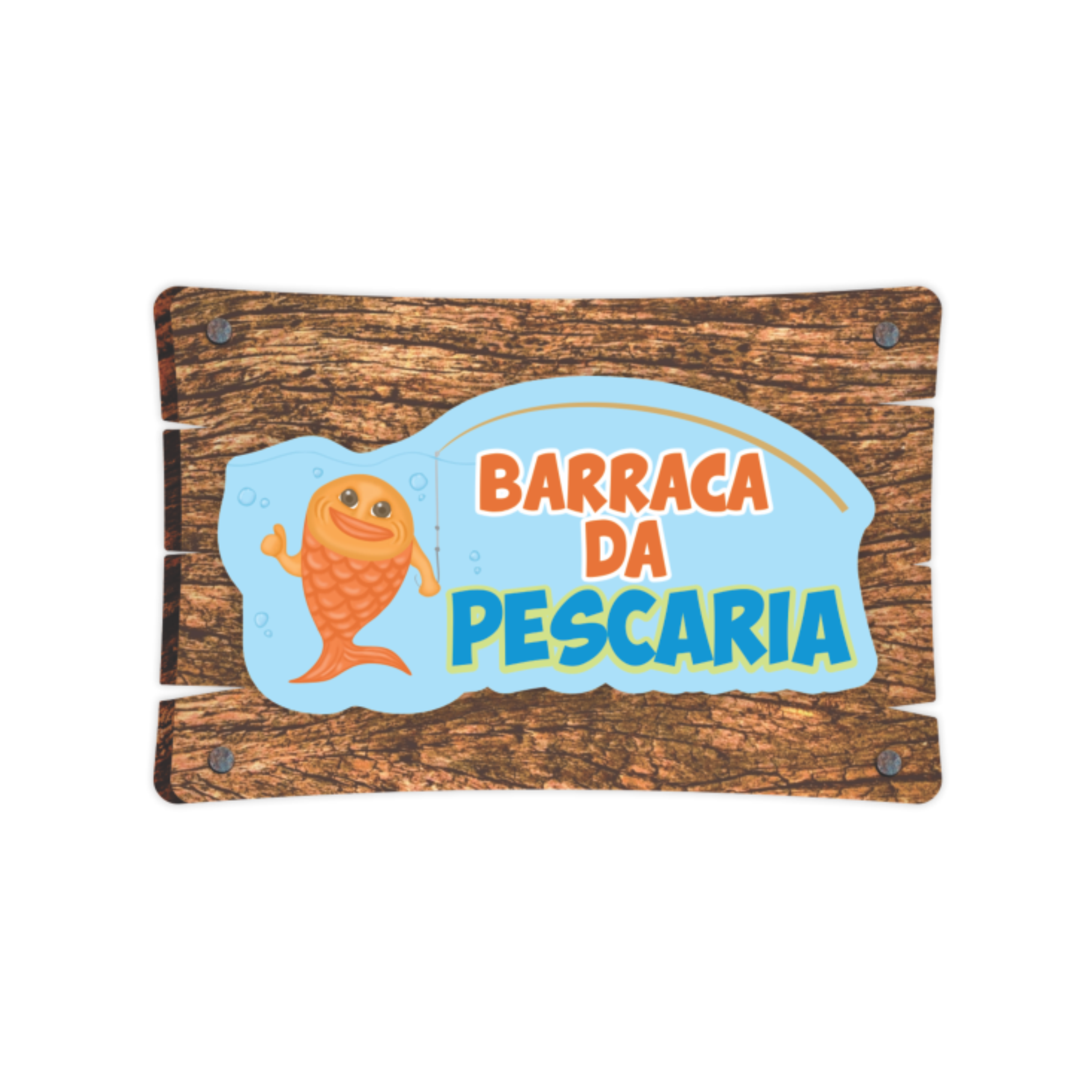 Decoração de Parede de Festa Junina Barraca da Pescaria
