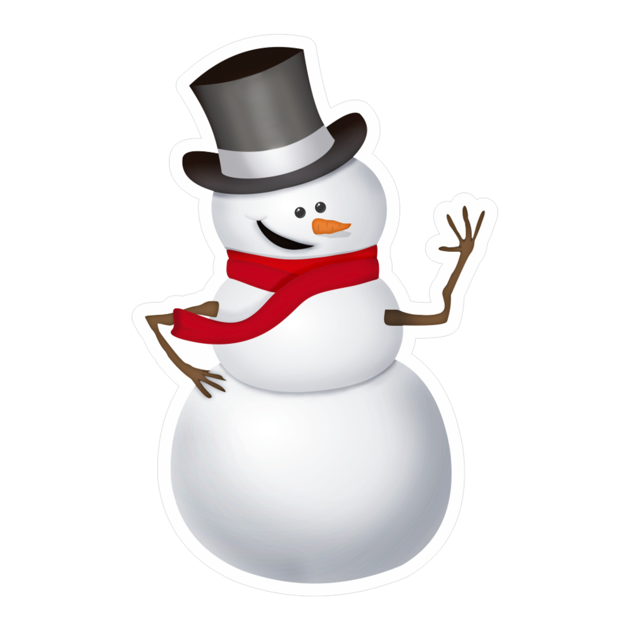 Decoração de Parede Natal Boneco de Neve