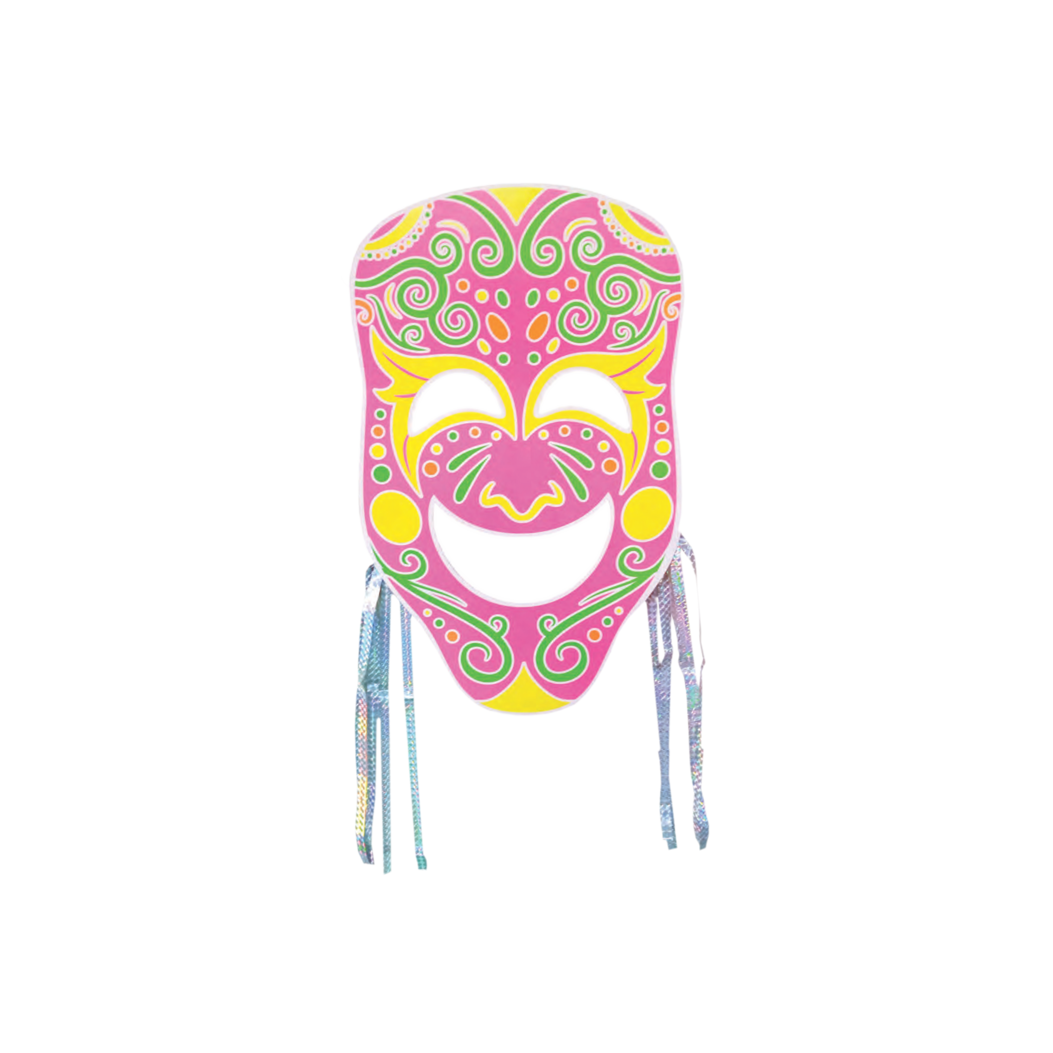 Decoração de Parede de Carnaval Máscara Rosa
