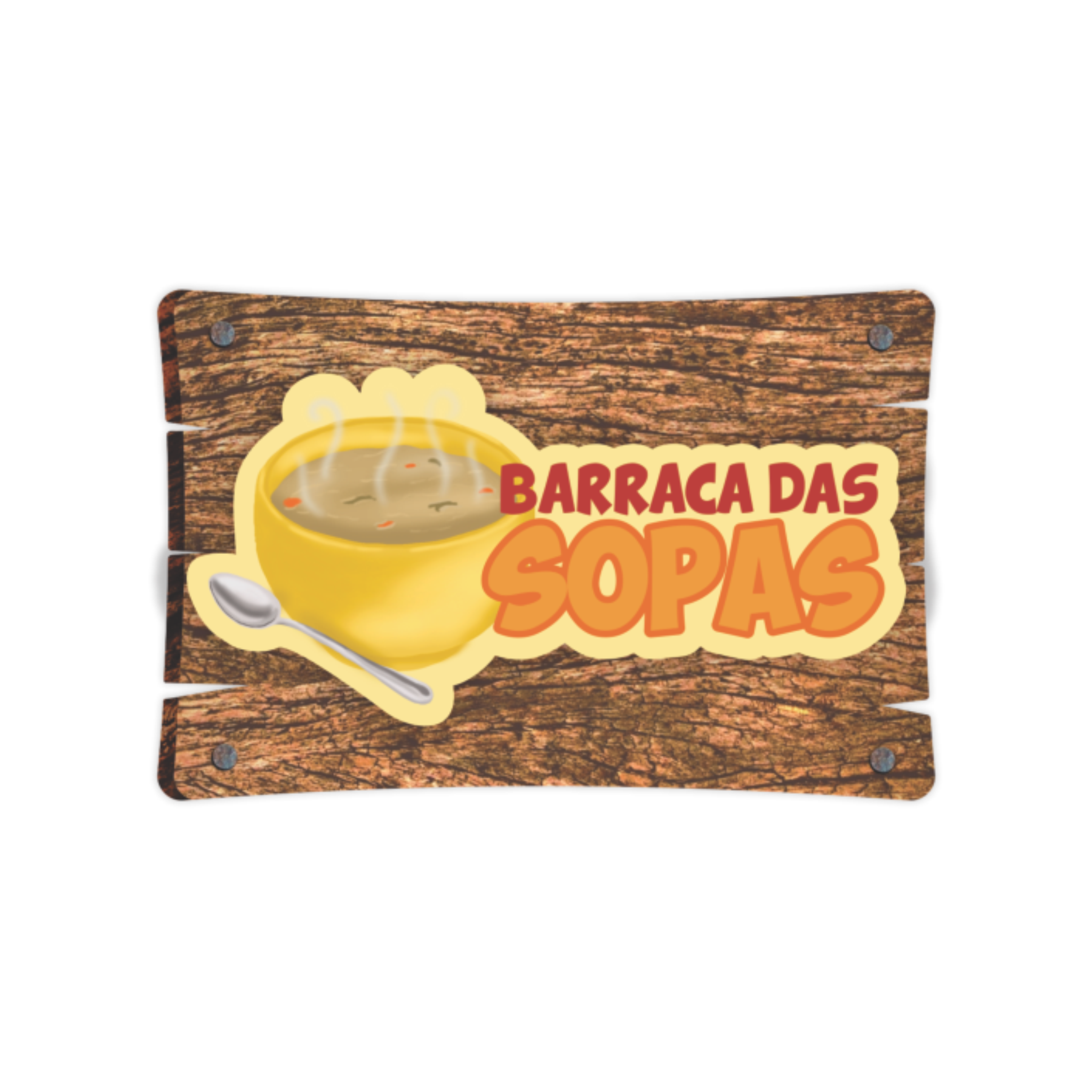 Decoração de Parede de Festa Junina Barraca da Sopa