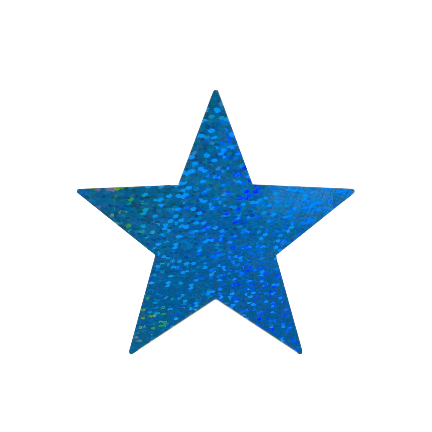 Decoração de Parede Metalizada Estrela Azul