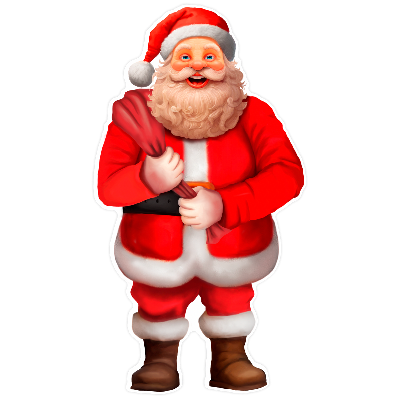 Decoração de Parede pequena Natal Papai Noel