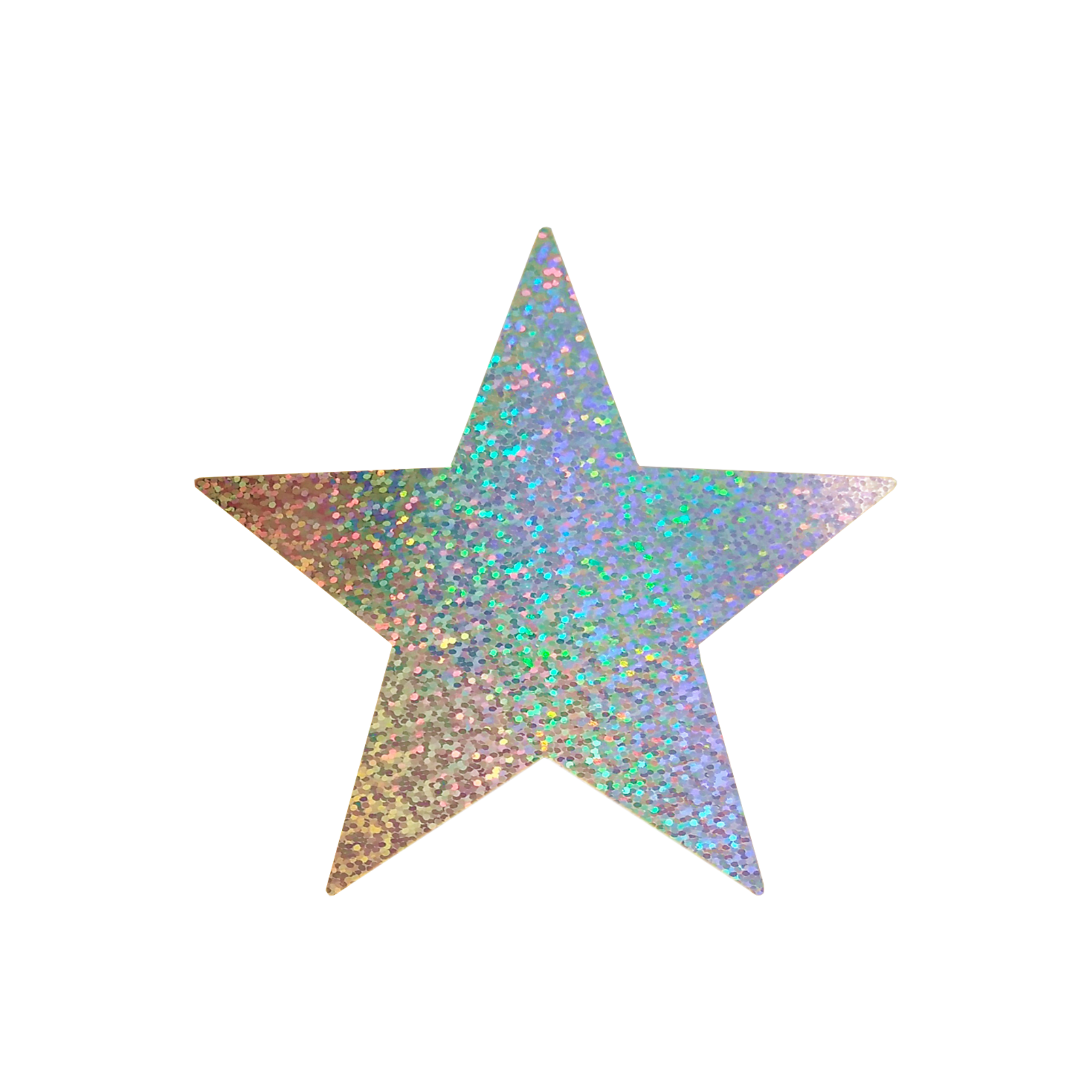 Decoração de Parede Metalizada Estrela Prata