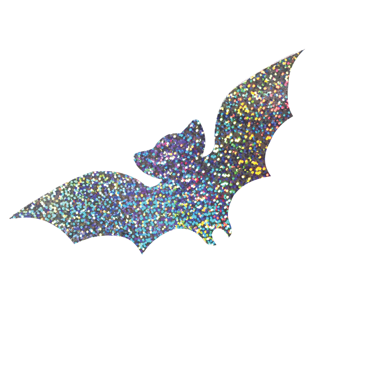 Decoração de Parede Metalizada Halloween Morcego Prata