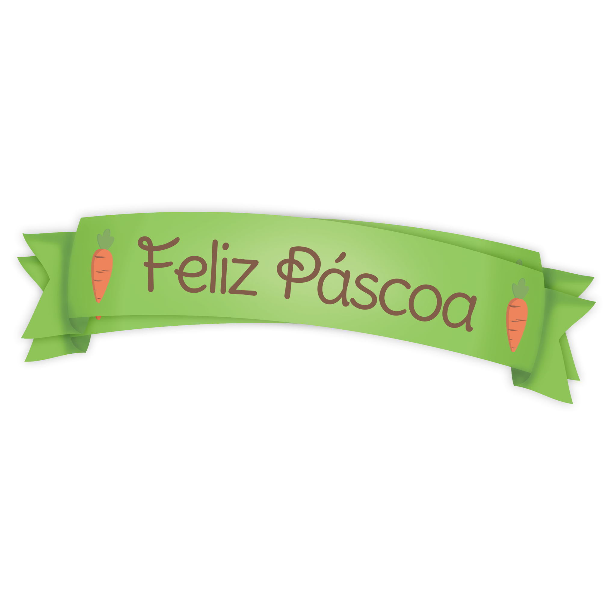 Decoração de Parede Páscoa Faixa Feliz Páscoa