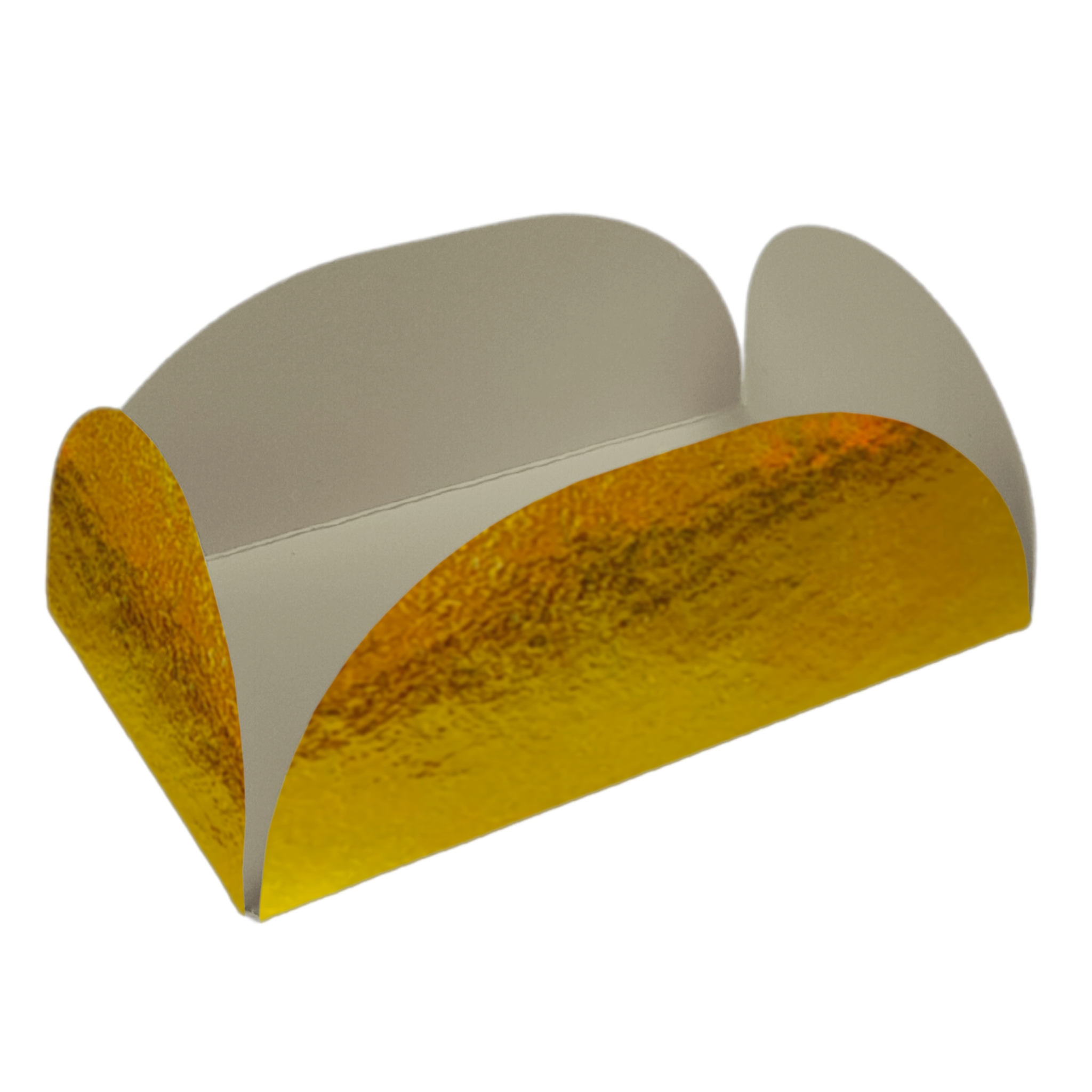 Forminha para Camafeu 5 x 3 x 2 cm - 50 un. - Metalizada