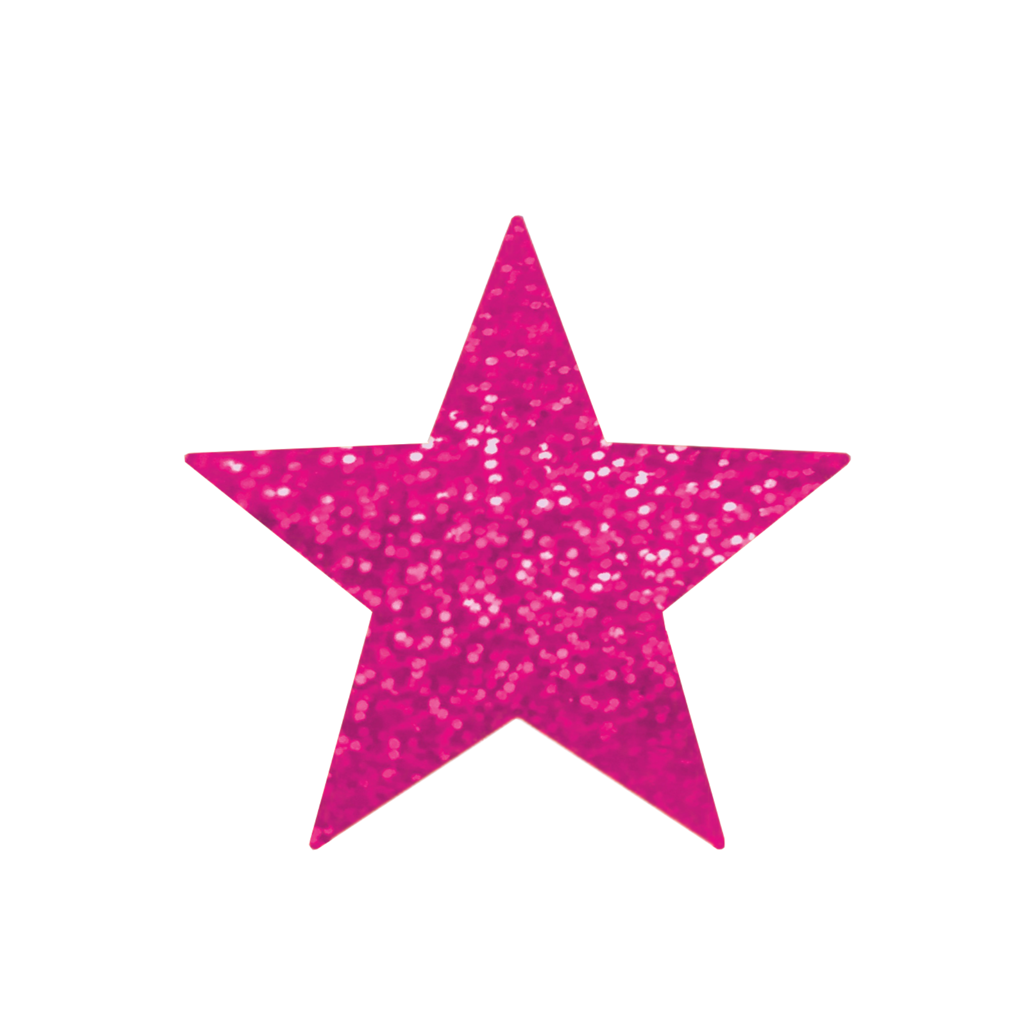Decoração de Parede Metalizada Estrela Pink