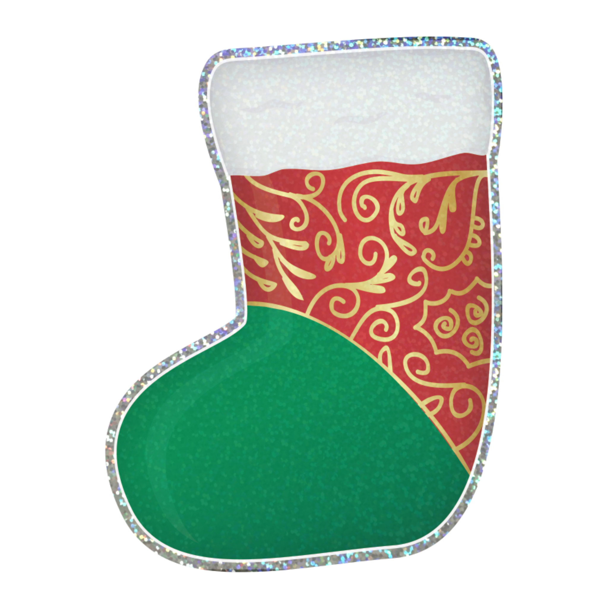 Decoração de Parede Metalizada Natal Bota