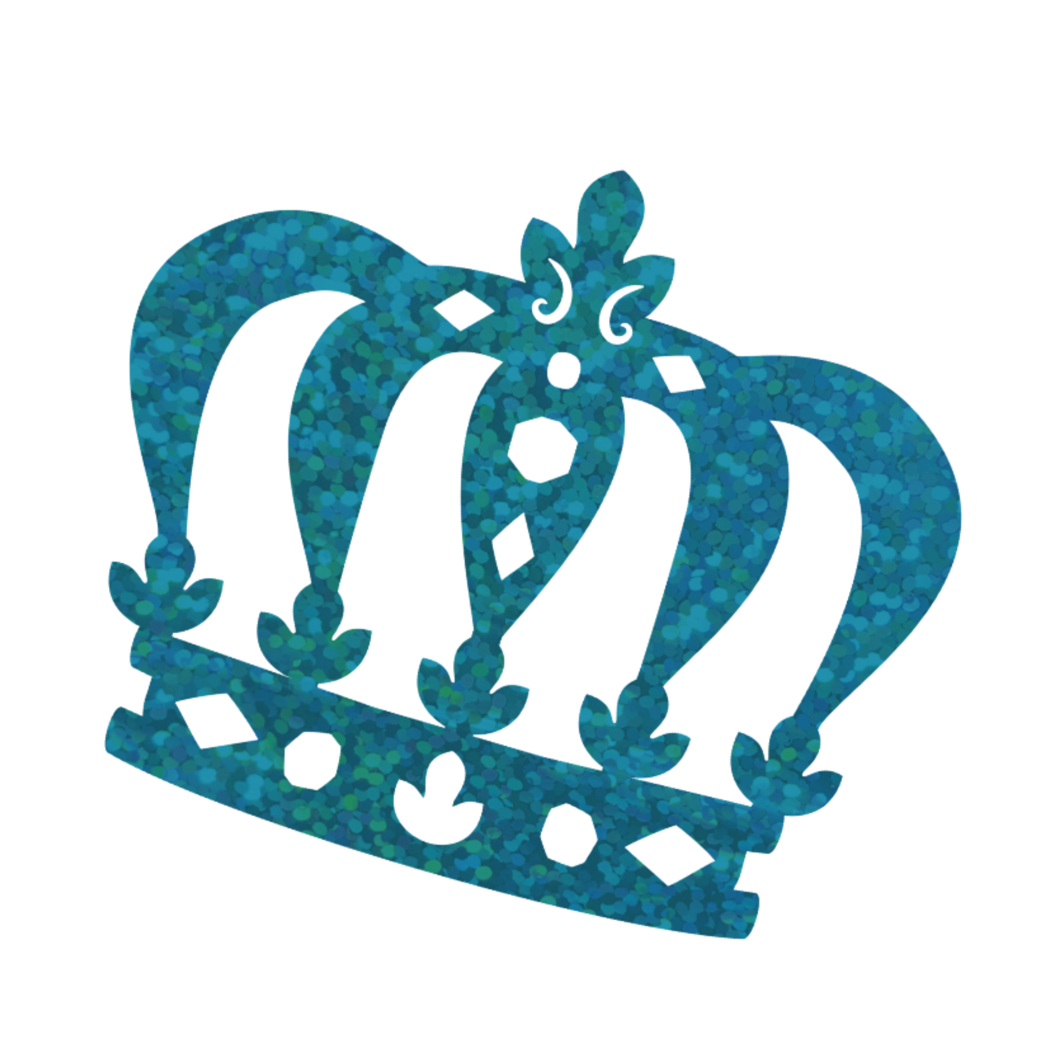 Decoração de Parede Real Coroa Azul