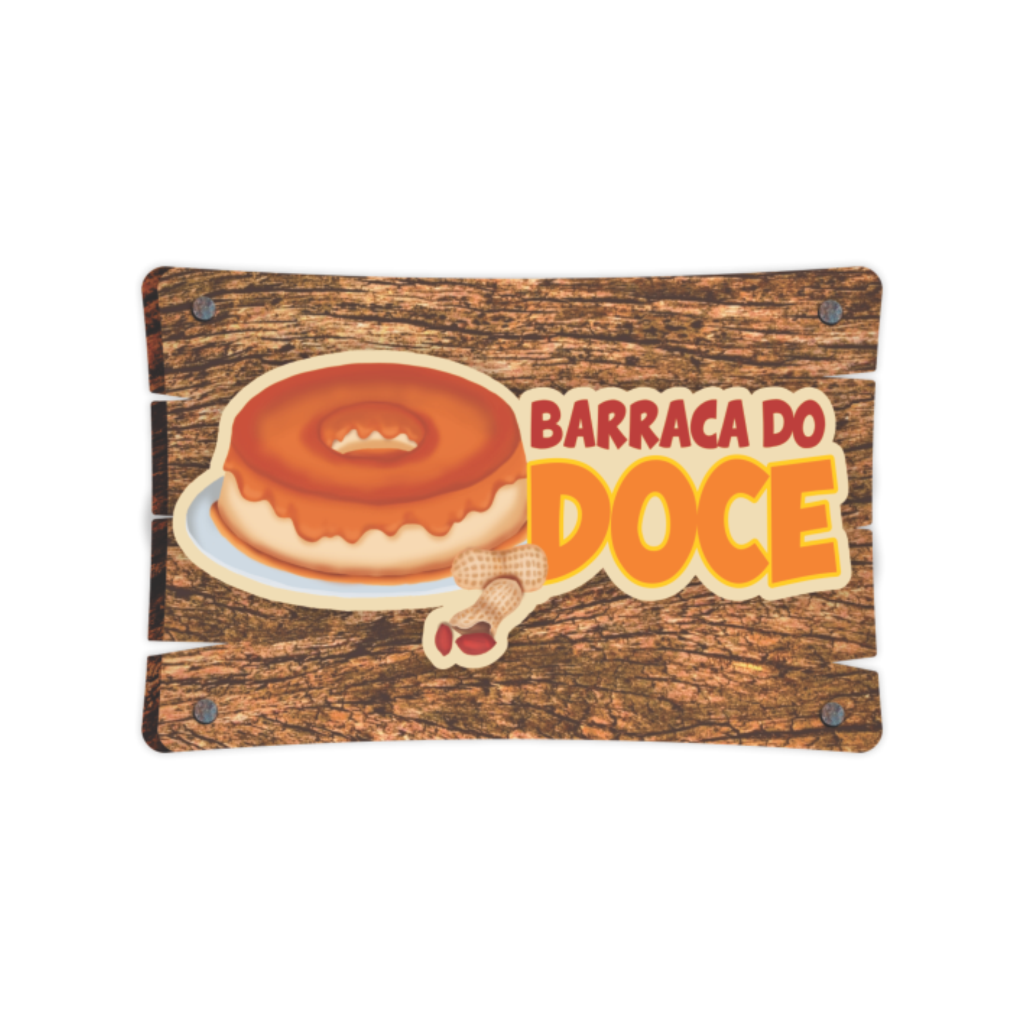 Decoração de Parede de Festa Junina Barraca do Doce